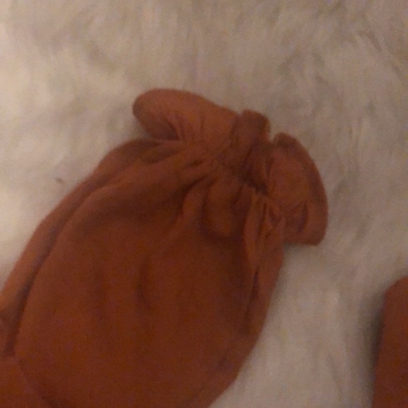 Orange bustier top with puff sleeves - Picture 4 of 6